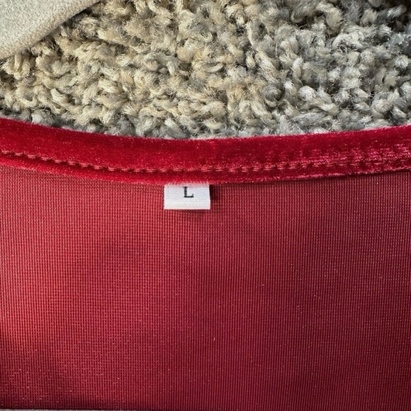 Heila Velvet Long Sleeve Bodycon Dress SZ Large NWOT - Picture 9 of 11